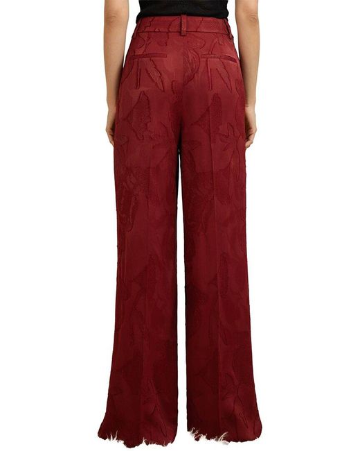Reiss Red Ottelie Formal Trouser