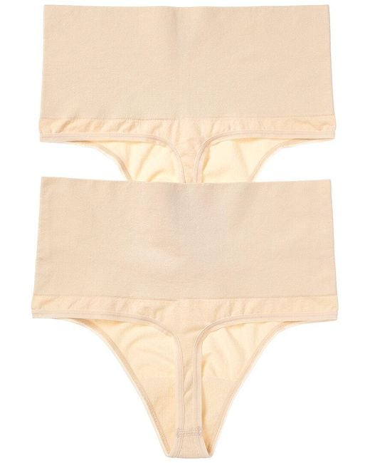 Yummie Natural 2Pk Seamless Thong