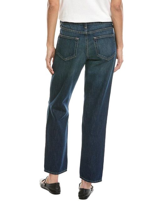 L'Agence Blue Nevia Low-Rise Slouch Straight Jean