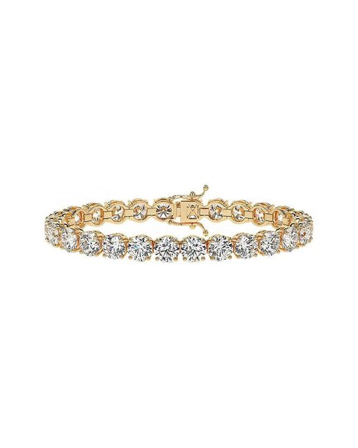 Lab Grown Diamonds White 14K 22.00 Ct. Tw. Lab-Grown Diamond Bracelet