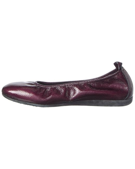 Arche Purple Laius Leather Flat
