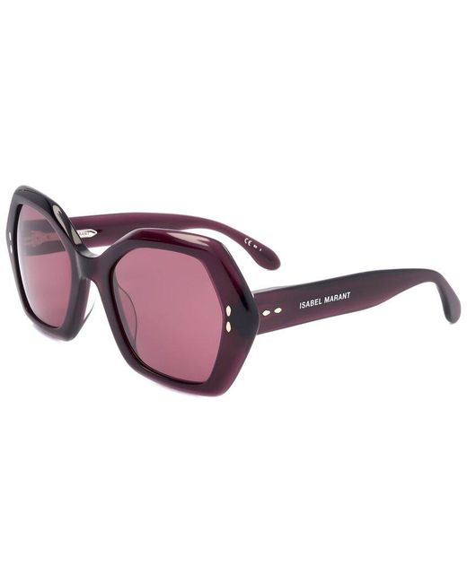 Isabel Marant Red 53Mm Sunglasses