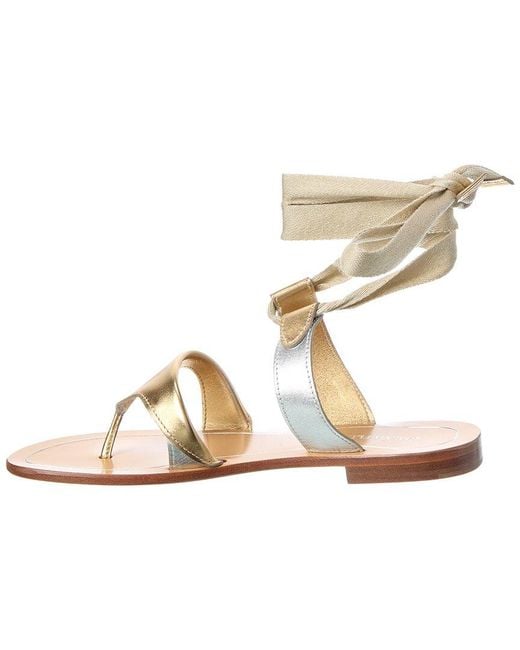 Sarah Flint Metallic Leather Sandal