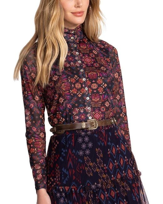 Johnny Was Red Brandi Top
