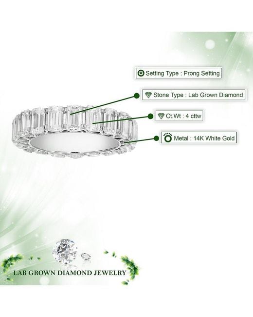 Amairah White 14 4.00 Ct. Tw. Lab-Grown Diamond Ring