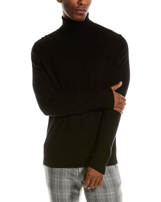 Magaschoni Cashmere Funnel Sweater in Black for Men | Lyst