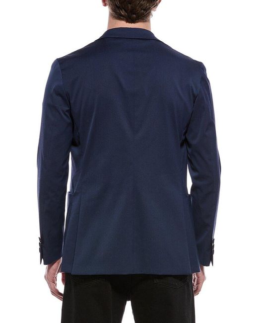 Palm Angels Blue Wool-Blend Blazer for men