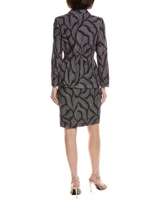 Nanette Lepore Black 2Pc Jacket & Pant Suit Set