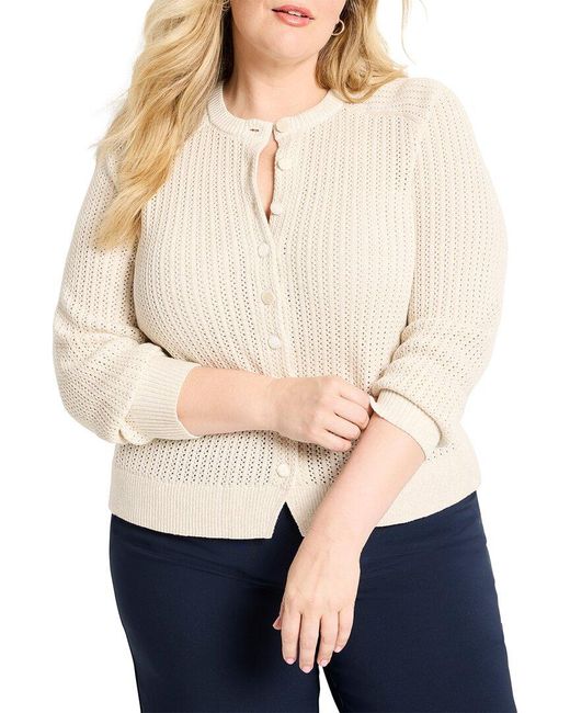 NIC+ZOE Natural Plus Party Cardigan
