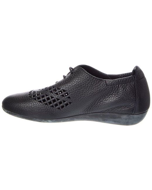 Arche Black Onybye Leather Flat