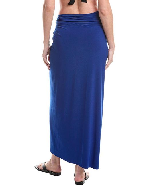 Norma Kamali Blue Ernie Scarf