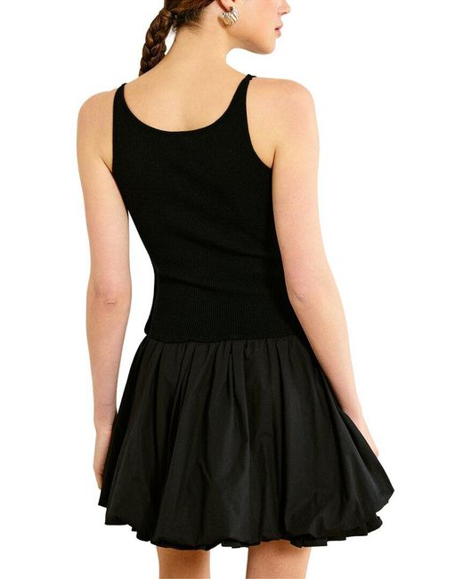 Line & Dot Black Praia Dress