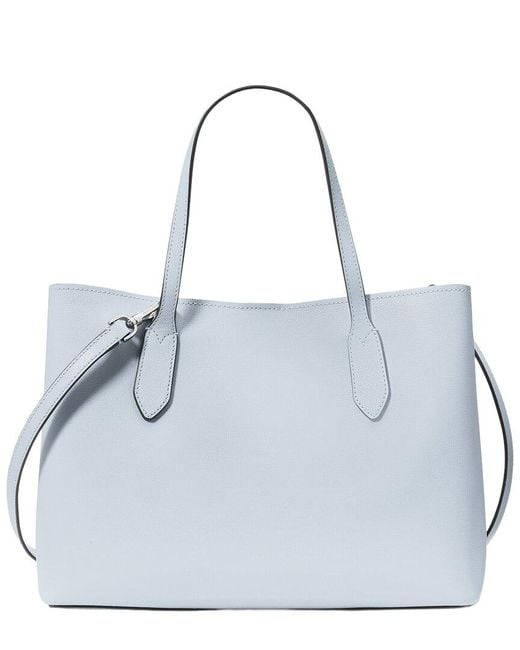 Kate Spade Blue Harper Leather Satchel