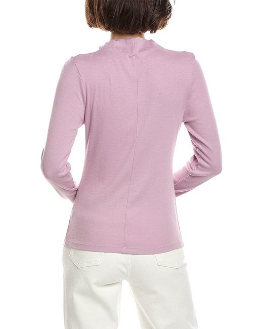 Michael Stars Purple Janine Top