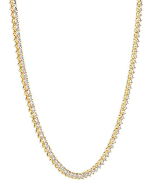 Lab Grown Diamonds White 14K 7.00 Ct. Tw. Lab-Grown Diamond Tennis Necklace