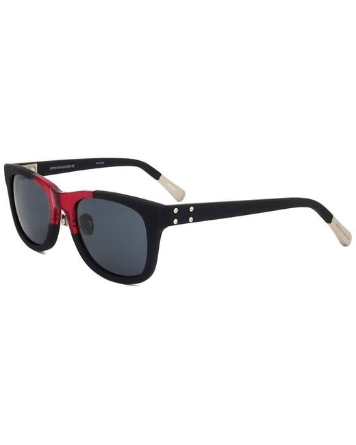 Linda Farrow Black Kris Van Assche By Linda Farrow Kva37 50Mm Sunglasses for men