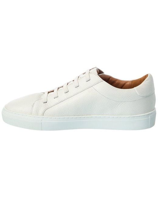 Allen Edmonds White Fisher Leather Sneaker for men