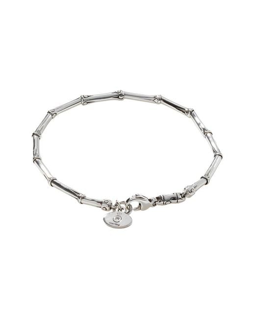 John Hardy Metallic Bamboo Link Bracelet
