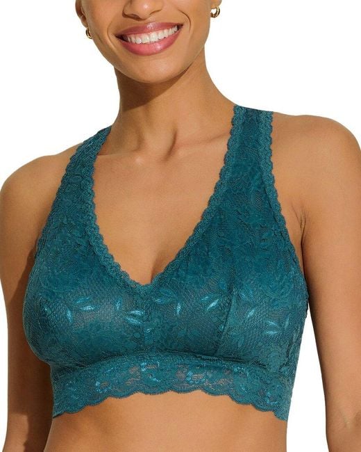 Cosabella Blue Never Say Never Curvy Racie Racerback Bralette