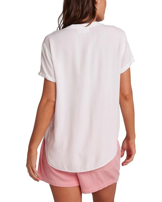 Bella Dahl White V-Neck T-Shirt