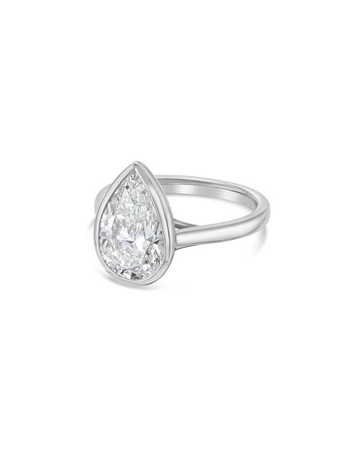 Diana M White Diana M. 14K 3.00 Ct. Tw. Lab-Grown Diamond Bezel Ring