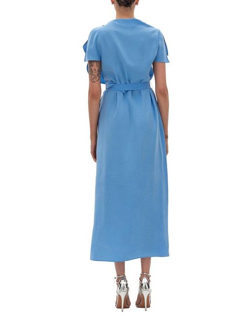 BGL Blue A-Line Dress