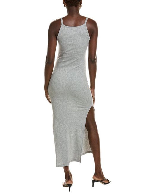 Chaser Brand Gray Evelyn Midi Dress