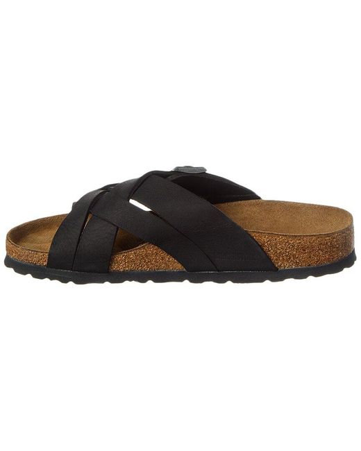 Birkenstock Brown Lugano Narrow Leather Sandal