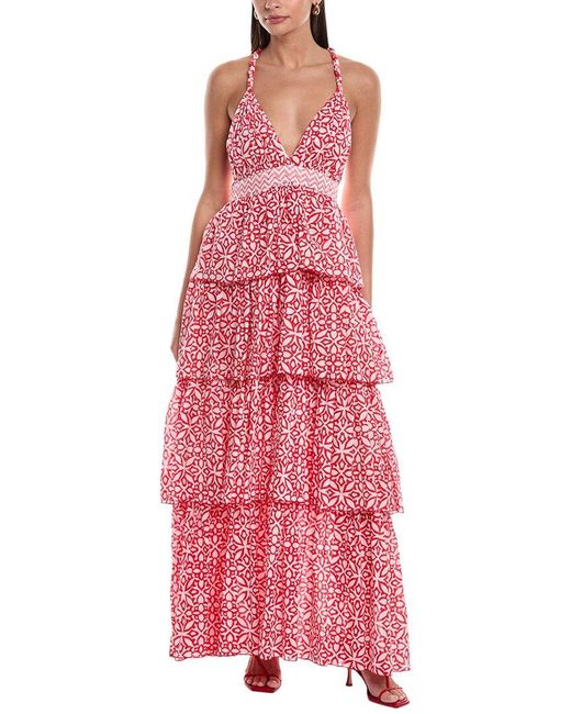 Ro's Garden Pink Nevada Maxi Dress
