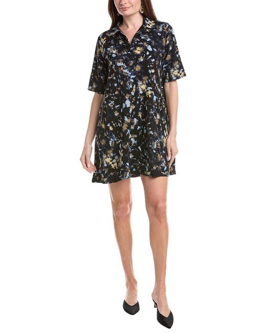 Masai Black Printed Mini Dress
