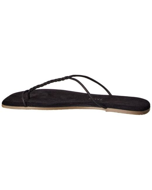 TKEES Blue Simone Suede Sandal
