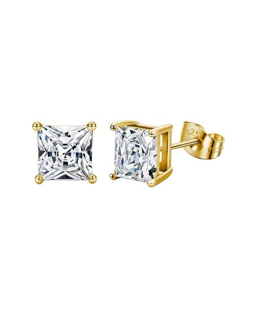 Donatello Gian White Stud Earrings