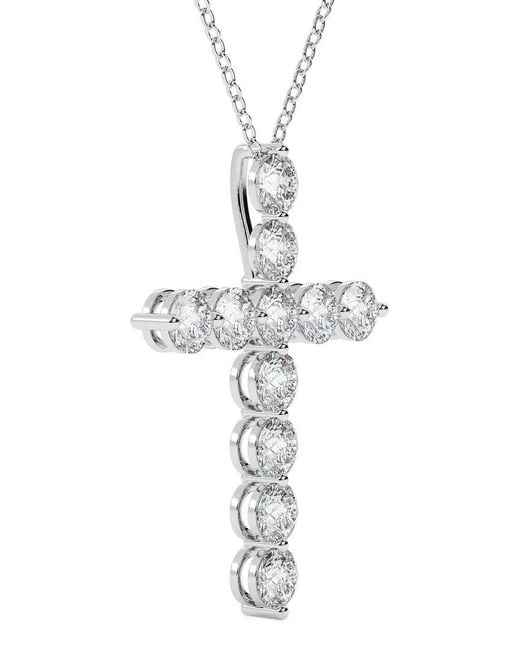 Lab Grown Diamonds White 14K 2.50 Ct. Tw. Lab-Grown Diamond Necklace
