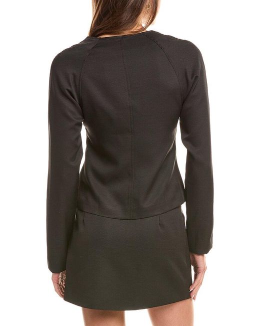 7021 Black Crystal Bow Jacket
