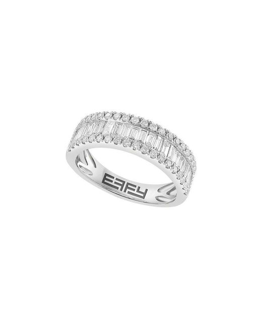 Effy Fine Jewelry White 14K 0.95 Ct. Tw. Diamond Ring