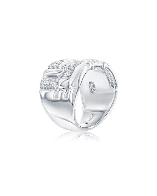 Suzy Levian CZ Jewelry White Suzy Levian Cz Ring