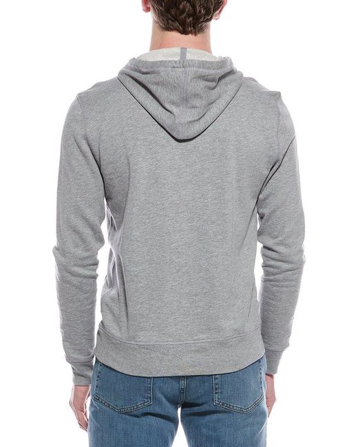 Faherty Brand Gray Jackson Hole Popover Hoodie for men