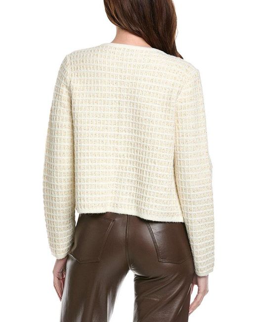 Joseph Ribkoff Natural Wool-Blend Cardigan