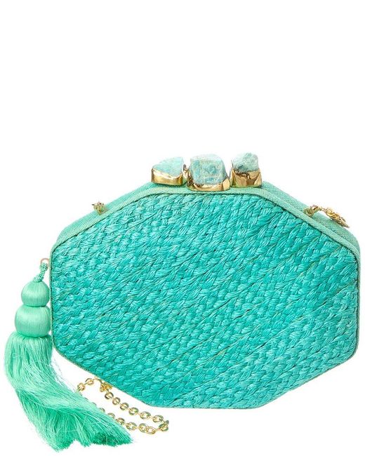 Rafe New York Blue Sofia Clutch