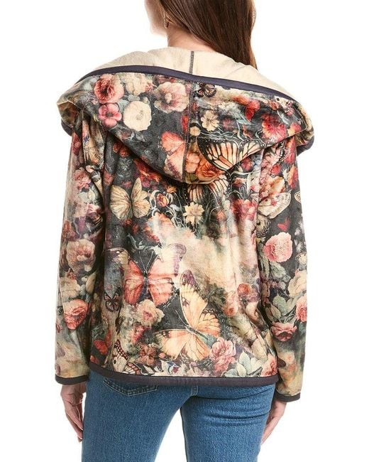 Johnny Was Natural Joan Sherpa Reversible Jacket