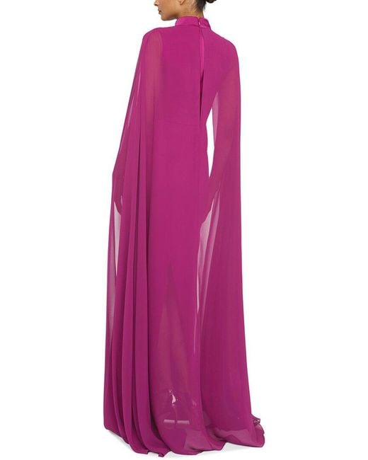 THEIA Purple Phillipa Gown