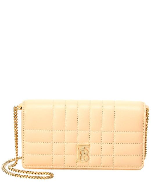 Burberry Natural Lola Leather Clutch