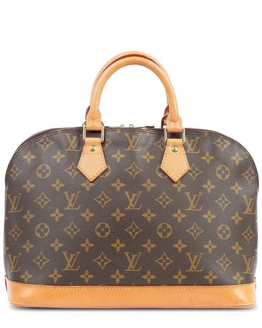 Louis Vuitton Gray Coated Canvas Alma (Authentic Pre-Owned)