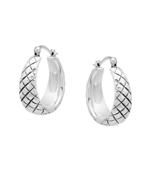 MaxColor Metallic Dangle Earrings