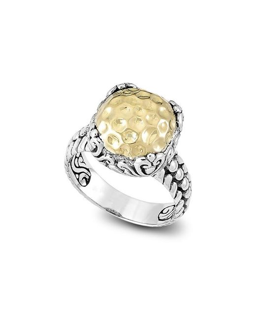 Samuel B. White 18K & Fligree Ring