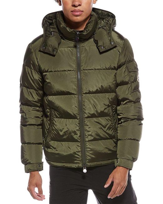 Moncler Green Puffer Down Jacket for men
