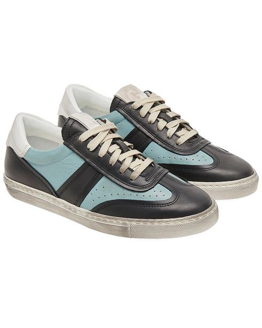 GREATS Gray Charlie Leather Sneaker
