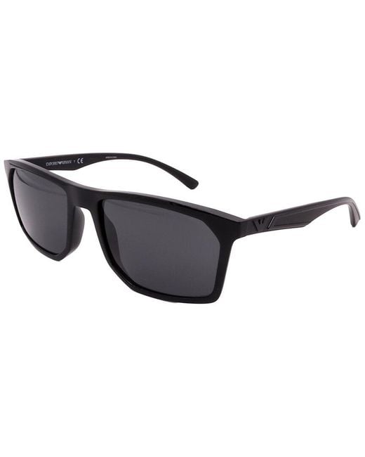 Armani Black Ea4164 57Mm Sunglasses