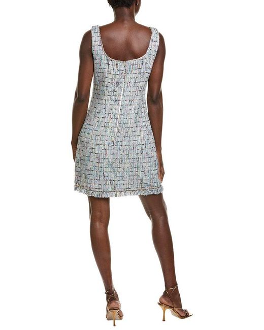 Kobi Halperin Gray Novi Tweed Mini Dress