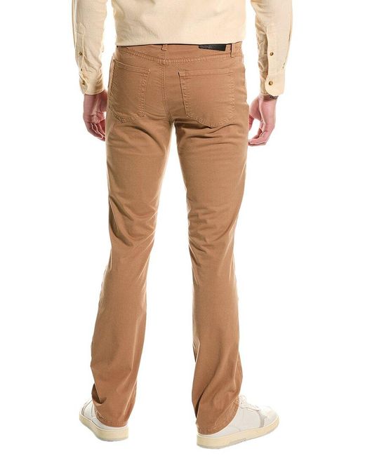 PAIGE Brown Normandie Moleskin Straight Jean for men